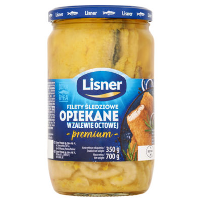 Breaded, Fried Herring Fillets with Skin in Vinegar Marinade 350g
