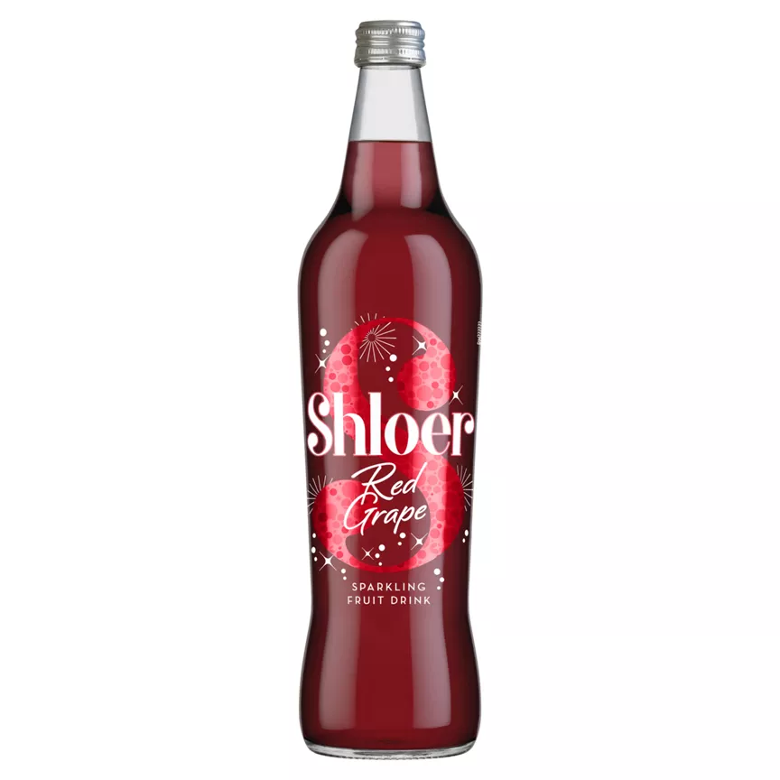 Shloer Red Grape Sparkling Juice Drink