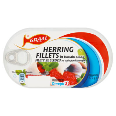 Herring Fillets in Tomato Sauce 170g thumbnail 2