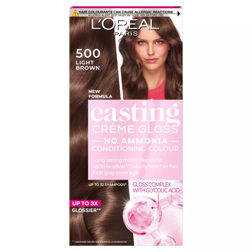 L'Oreal Casting Creme Gloss 500 Medium Brown Semi Permanent Hair Dye