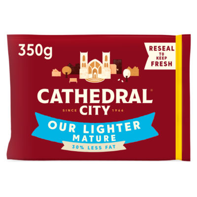 Lighter Mature Cheddar Cheese 350g thumbnail 2