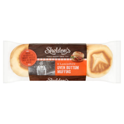 Lancashire Oven Bottom Muffins – WHITE 6 PACK thumbnail 2