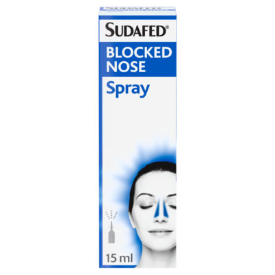 Blocked Nose Spray Congestion Relief Lasts Up to 10 Hours 15ml thumbnail 2