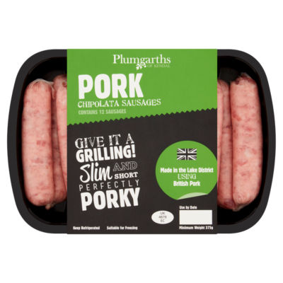 of Kendal Pork Chipolata Sausages 375g