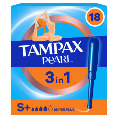 Pearl Super Plus Tampons With Applicator x18 thumbnail 2