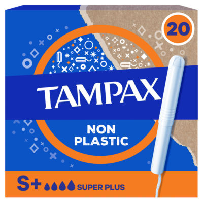 Super Plus Tampons With Cardboard Applicator x 20