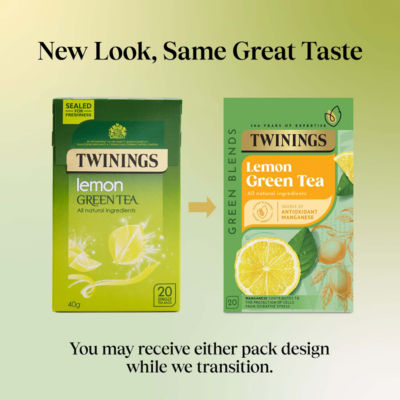 Lemon Green Tea 20 Tea Bags 40g thumbnail 3