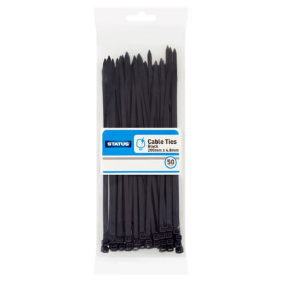 Cable Ties Black 50 Pack thumbnail 2