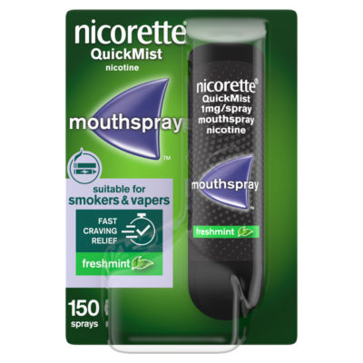 Quickmist Mouthspray Freshmint 1 unit Quit Vaping Aid thumbnail 2