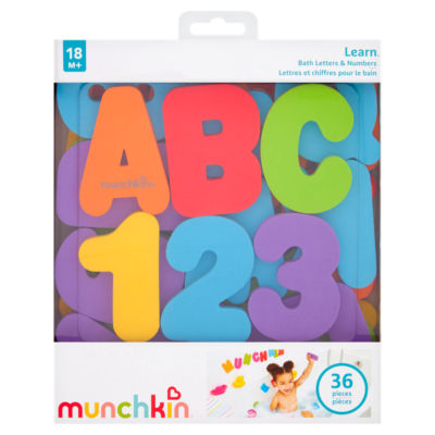 36 Learn Letters & Numbers Bath Toy 18m+ thumbnail 2