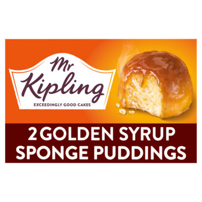 Golden Syrup Sponge Pudding Cake Dessert Pots 2 x 95g thumbnail 2
