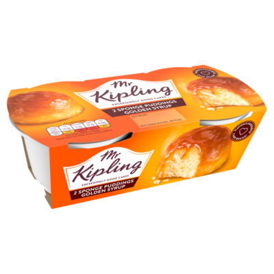 Golden Syrup Sponge Pudding Cake Dessert Pots 2 x 95g thumbnail 3