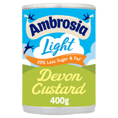Light Low Fat & Reduced Sugar Custard Dessert Can 400g