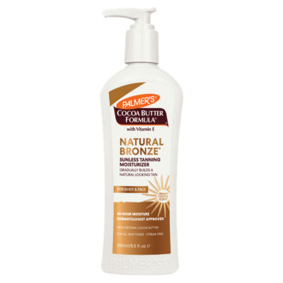 Cocoa Butter Formula Natural Bronze Sunless Tanning Moisturizer 250ml