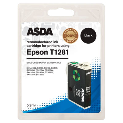 Epson T1281 Black Ink Cartridge thumbnail 2