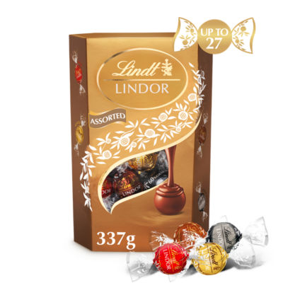 Lindor Assorted Chocolate Truffles Box 337g thumbnail 2