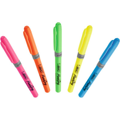 Highlighter Grip, Neon Colours, Anti-Drying Technology, Pack of 5 thumbnail 3