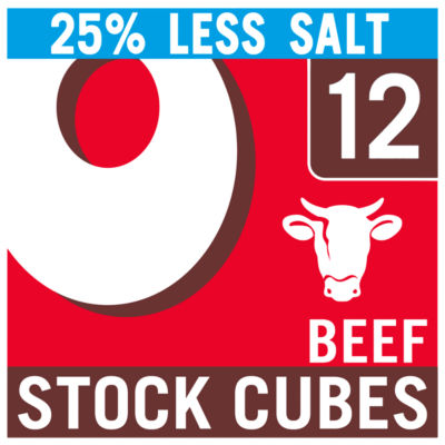 12 Reduced Salt Beef Stock Cubes 71g thumbnail 2
