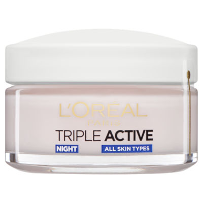 Triple Active Night 24H Hydrating Moisturiser to Restore Skin Barrier, 50ml