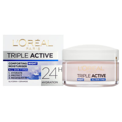 Triple Active Night 24H Hydrating Moisturiser to Restore Skin Barrier, 50ml thumbnail 3
