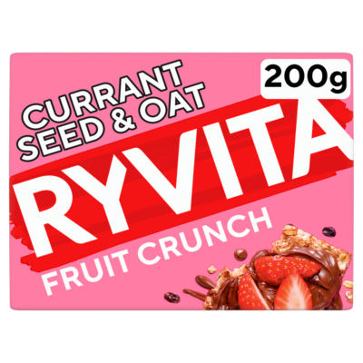 Crispbread Fruit Crunch Currant Seed & Oat Crackers 200g thumbnail 2