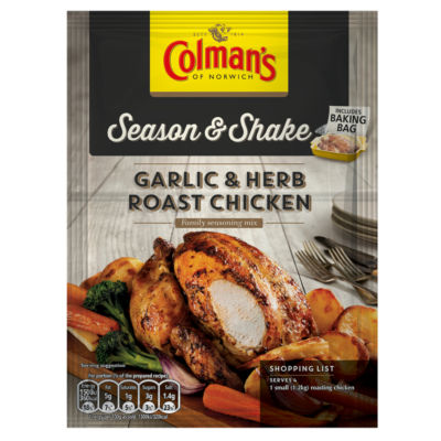 Season & Shake Garlic & Herb Roast Chicken Seasoning Mix thumbnail 2