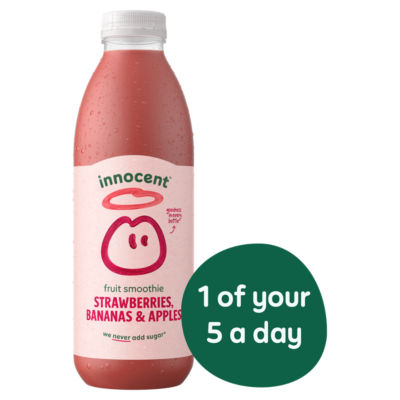 innocent Strawberries, Bananas & Apples Smoothie 750ml thumbnail 2