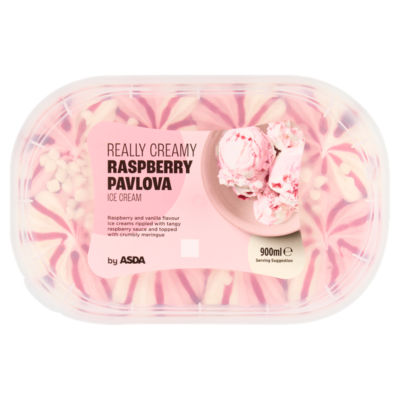 Really Creamy Raspberry Pavlova Ice Cream 900ml thumbnail 2