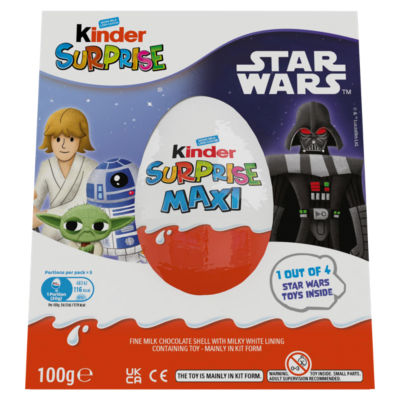 Kinder Surprise Maxi Milk Chocolate Egg With Toy 100g thumbnail 2