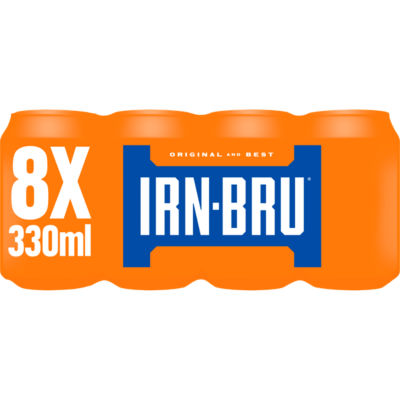 IRN-BRU Regular Soft Drink Can Multipack 8x330ml thumbnail 3
