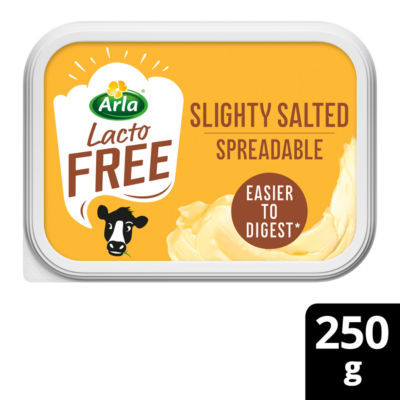 Arla LactoFREE Slightly Salted Spreadable Butter