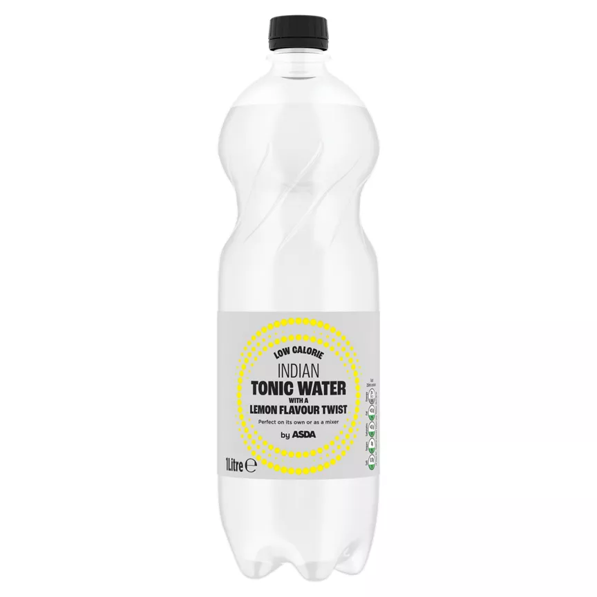 ASDA Indian Tonic Water with a Lemon Flavour Twist 1 Litre
