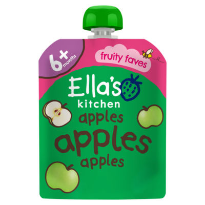 Ella's Kitchen Apples Apples Apples First Tastes Baby Food Pouch 4+ Months