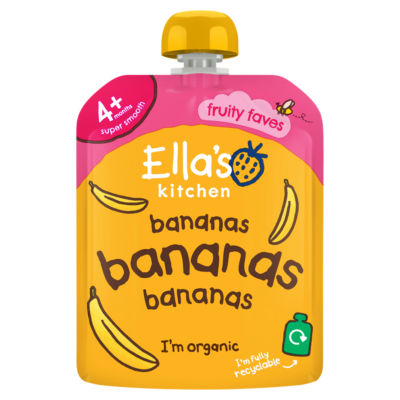 Ella's Kitchen Bananas First Tastes Baby Food Pouch 4+ Months