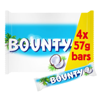 Coconut Milk Chocolate Twin Bars Multipack 4 x 57g