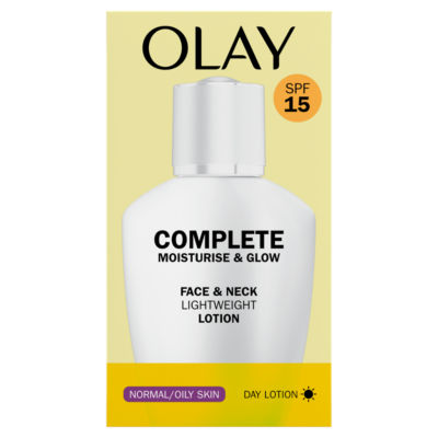 Olay Complete Care Spf 15 Day Cream Lightweight Lotion for Normal & Oily Skin
