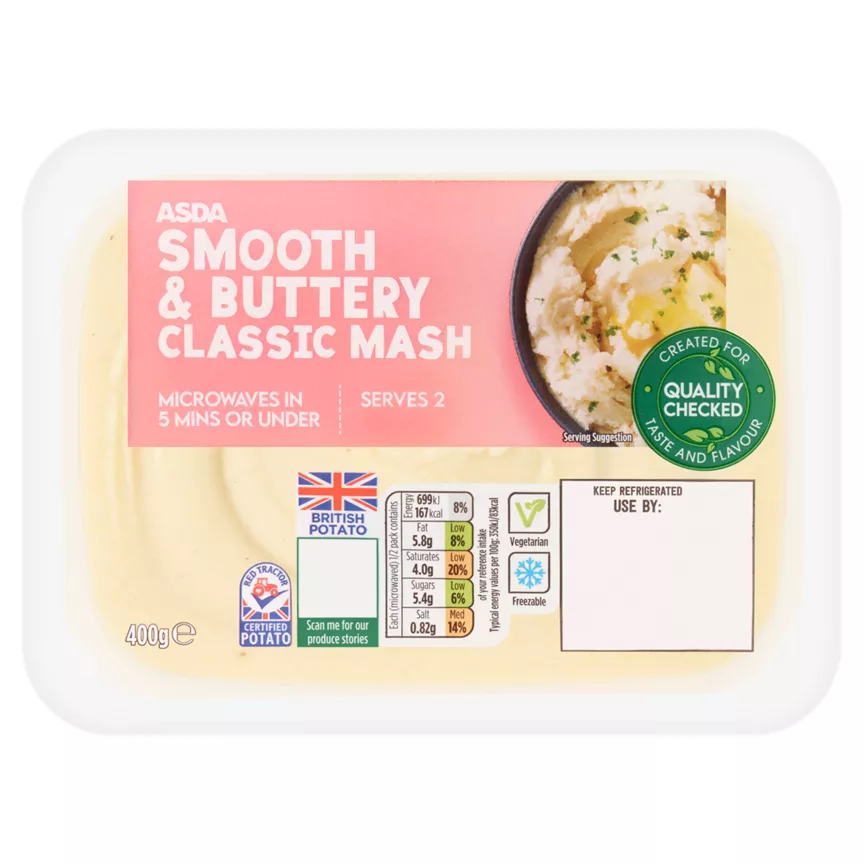 ASDA Buttery Classic Mash 400g