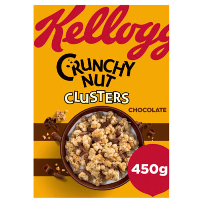 Crunchy Nut Chocolate Clusters Breakfast Cereal thumbnail 2