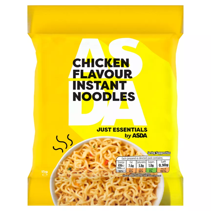JUST ESSENTIALS by ASDA Chicken Flavour Instant Noodles