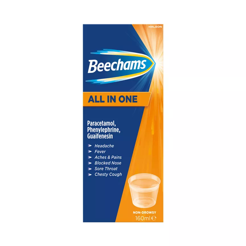 Beechams All In One Oral Solution 8 Doses 160ML