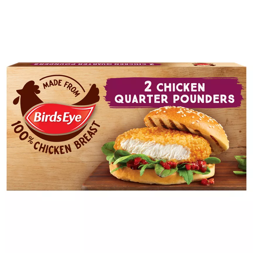 Birds Eye 2 Chicken Quarter Pounders 227g - Image 1