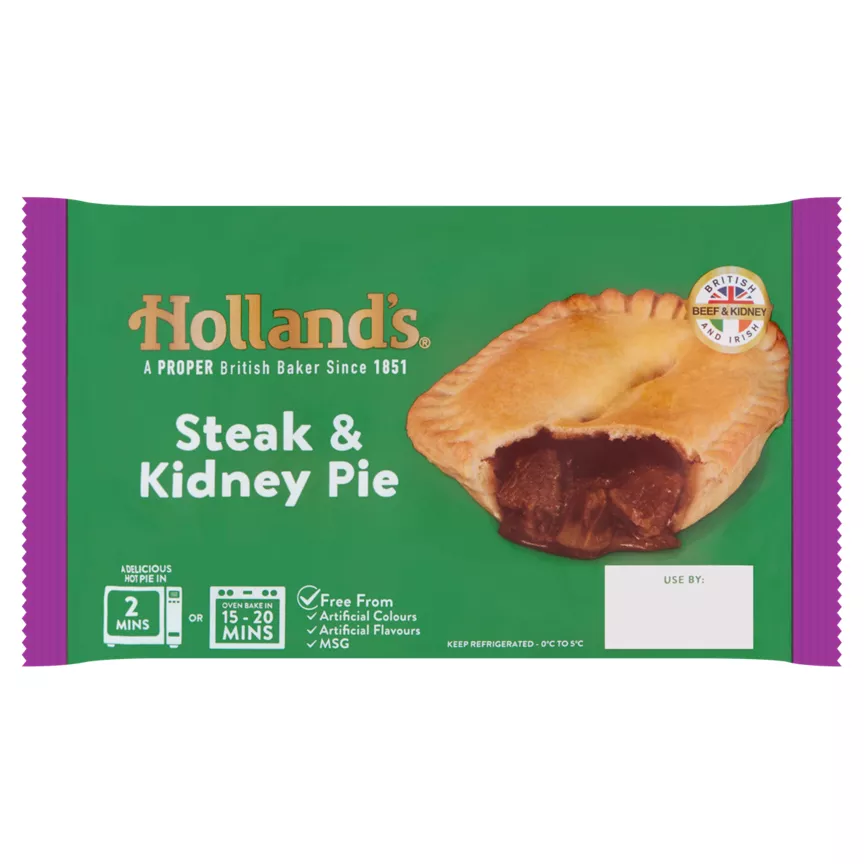 Holland's Steak & Kidney Pie