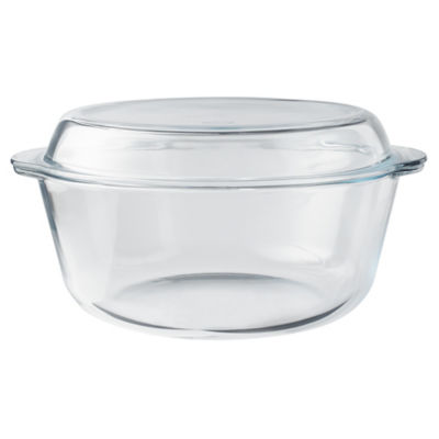 Glass Casserole Dish 3 Litre thumbnail 2