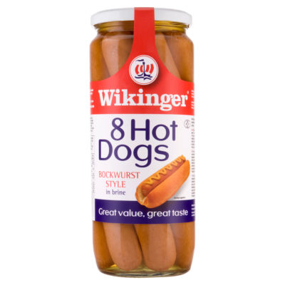 Wikinger Bockwurst Style Hot Dogs in Brine