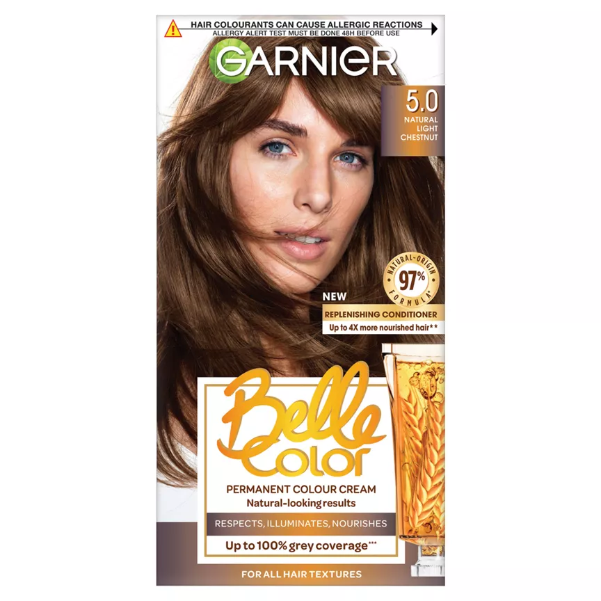 Garnier Belle Color 5 Natural Brown Permanent Hair Dye