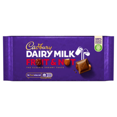Dairy Milk Fruit & Nut Chocolate Bar thumbnail 2
