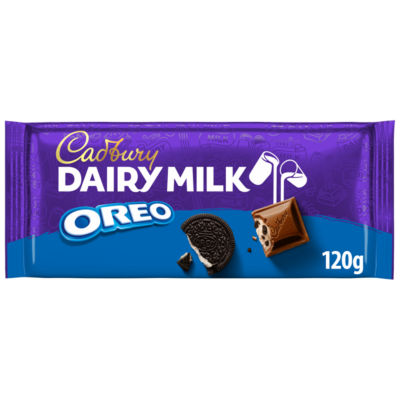 Dairy Milk Oreo Chocolate Bar 120g thumbnail 2