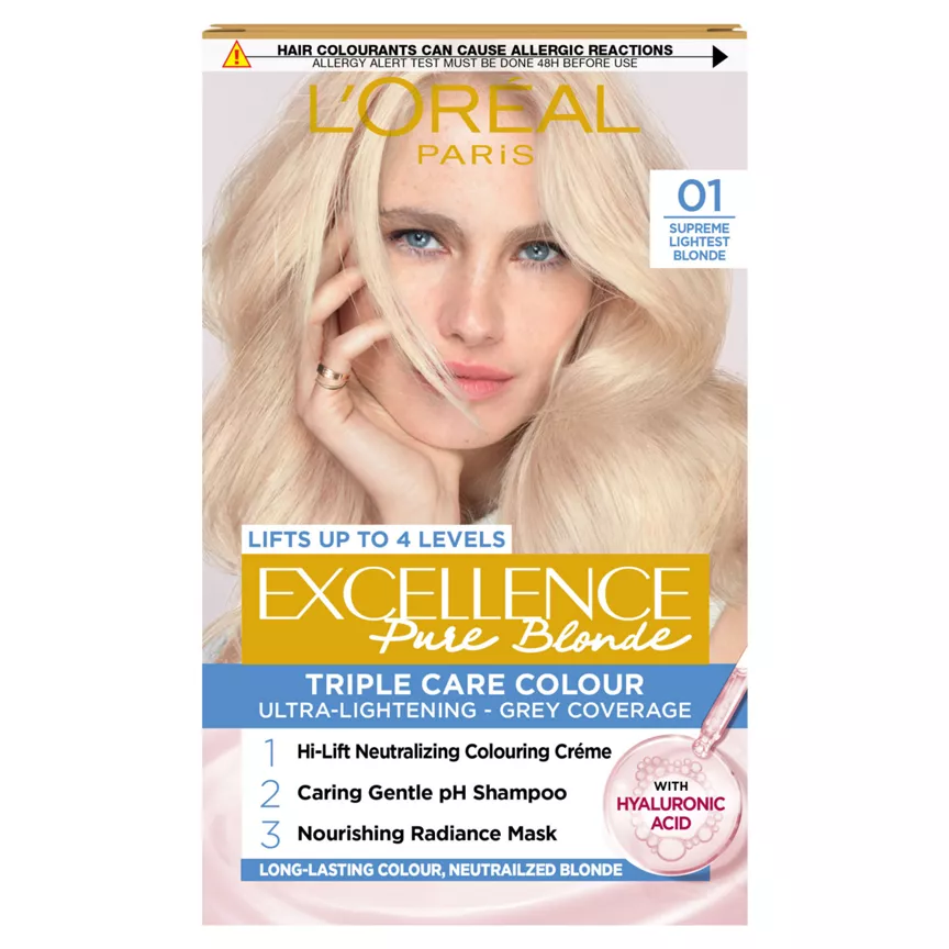 L'Oreal Excellence Creme Blondes Supreme Lightest Blonde Permanent Hair Dye