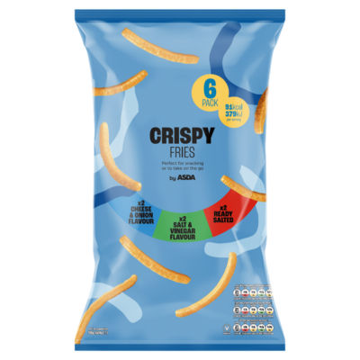 ASDA Crispy Fries 6 x 18g (108g)