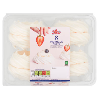 8 Meringue Nests